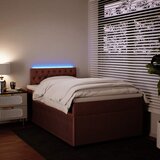 Box spring krevet s madracem ružičasti 120 x 200 cm baršunasti | shoptok.hr