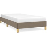  Okvir za krevet bez madraca smeđesivi 90x200cm od tkanine | shoptok.hr
