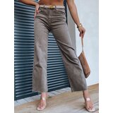 DStreet Spodnie damskie jeansowe NARIN kawowe | Shoptok.si