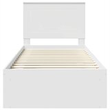  Krevetna konstrukcija Bijelo 90 x 190 cm Čvrsto borovo drvo | Eponuda.com