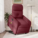 Maison Chic Električni masažni naslanjač - Relax naslanjač s funkcijo vstajanja vinsko rdeč, (22061571) | Shoptok.si