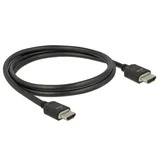 HDMI kabel z mrežno povezavo 1m črn Ultra High Speed HD 8K eARC