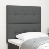 vidaXL LED uzglavlje Tamno sivo 100 cm Tkanina | shoptok.hr