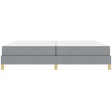  s opruga kutije Svijetlo siva 200 x 200 cm tkanina | shoptok.hr