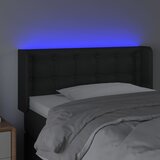  LED uzglavlje crno 103x16x78/88 cm od umjetne kože | shoptok.hr