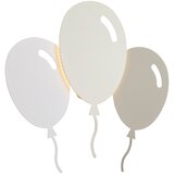 QAZQA Kinder wandlamp wit met beige incl. LED 3-staps dimbaar - Balloon Cene