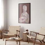  Plakat - Pastel Lady 40x60 Crni okvir | shoptok.hr