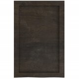  Kupaonska radna ploča tamnosmeđa 40x60x(2-6) cm tretirano drvo | shoptok.hr