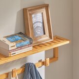 SoBuy stenska polica v barvi lesa v kmečkem slogu, (20814578) | Shoptok.si