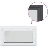  Prozor za podrum RISOR 110 x 70 cm PVC i staklo Antracit | shoptok.hr