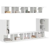  Komplet TV omaric 5 pcs Bela Konstruiran les - - Bela - 83.44 - 98 x 31 x 29,5 cm - 2025-vidaXL-Uvoz_2 | Shoptok.si