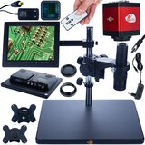 Rosfix digitalni mikroskop z nastavljivo roko earth pro MCEP-0.5X-PZRR + 8-PALČNI zaslon+ držalo za digitalni mikroskop+ kamera draco red, (22084185) u