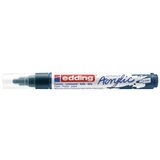 Edding akrilni marker E-5100 medium 2-3mm obli vrh tamno plava ( 12MA51EB ) Cene