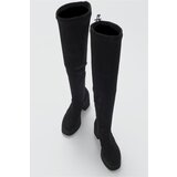LuviShoes Eleva Women's Black Suede Ankle Boots | shoptok.hr