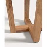 Kave Home Okrogla jedilna miza iz masivne akacije v naravni barvi ø 90 cm Nahla – | Shoptok.si