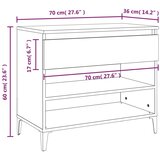 Ormarić za cipele bijeli 70 x 36 x 60 cm od konstruiranog drva | shoptok.hr