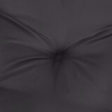  Jastuk za palete crni 120 x 80 x 12 cm od tkanine | shoptok.hr