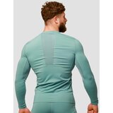 GymBeam kompresivna majica dugih rukava mid blue