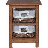  Bocni stol Smeđa 38 x 28 x 50 cm Čvrsto mahagonijevo drvo | Eponuda.com