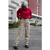 Madmext Pants - Beige - Relaxed cene