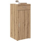 vidaXL Strani šal Črni hrast 42,5 x 40 x 93 cm Konstruiran les | Shoptok.si