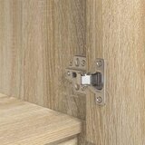 vidaXL Omarica z predalom sonoma hrast 55,5x34x119,5 cm inženirski les | Shoptok.si