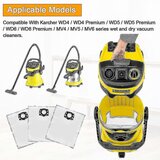 INORCO 12 paketov filtrirnih vrečk Vrečke za sesalnike, združljive s Karcher Wd4 Wd5 Wd6 Mv4 Mv5 Mv6 Komplet dodatkov za nadomestne dele, (21852807) Cene