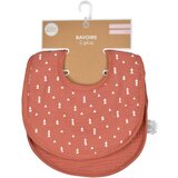 Bébé Douceur Opečnato oranžni slinčki iz muslina v kompletu 2 ks – | Shoptok.si