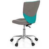 MID.YOU Mladinski Vrtljiv Stol Kiddy Comfort, Siva, Turkizna | Shoptok.si