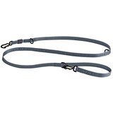 MiaCara Temno siv preklopni povodec dolžina 200 cm Modena Asphalt 20 mm – | Shoptok.si