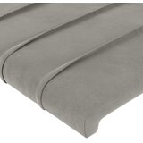  LED uzglavlje svjetlosivo 200x5x118/128 cm baršunasto | shoptok.hr