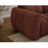 ELTAP Crvena kutna garnitura od bouclé tkanine (s desnim kutom/s ležaljkom) Fanito – | shoptok.hr