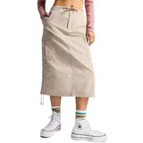ženska suknja long woven cargo skirt 10026794-A03-251