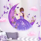  Naljepnica za zid / Tapeta Moon Girl KP34640 u