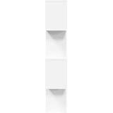 Pregrada za sobe s 4 etaže, bijela, 70x24x129 cm, od inženjerskog drva | shoptok.hr