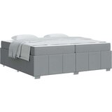  Krevetna konstrukcija Svjetlosiva 200 x 200 cm tkanina | shoptok.hr