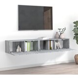 The Living Store Komplet TV omaric 2-delni siv sonoma inženirski les - Komplet TV Omaric, (21373839) Cene