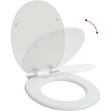  Toaletna sjedala s mekim zatvaranjem 2 pcs Bijeli 44 x 38 cm | shoptok.hr