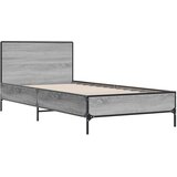  Okvir kreveta s uzglavljem Siva Sonoma 80 x 200 cm | shoptok.hr