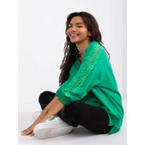 RUE PARIS Blouse-RV-BZ-7557.01-green | Shoptok.si