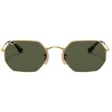 Ray-ban Unisex sunčane naočale Ray Ban RB 3556N SN Octagonal Classic L Green (zelene) Cijene
