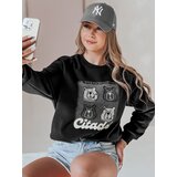 DStreet Bluza damska oversize z misiami MISOBEARS czarna Cene