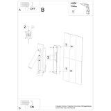  Zidna lampa ENIF crna | shoptok.hr