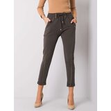 RELEVANCE Sweatpants-RV-DR-6039.13-dark khaki | Shoptok.si