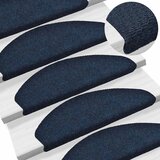 Prostirke za stepenice, samoljepljive, 5 kom. 65x21x4 cm, tamnoplave, poluokrugle, velike | shoptok.hr