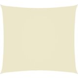 vidaXL Senčno jadro oksford blago pravokotno 4x5 m krem, (20610018) | Shoptok.si