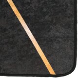  Perivi tepih crno-zlatni 120 x 180 cm | shoptok.hr