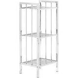 Premier Housewares Kupaonska polica u srebrnoj boji 33x73 cm – | shoptok.hr