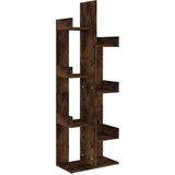 vidaXL Knjižna omara 48x25,5x140 cm dimljeni hrast konstruiran les, (20705627) Cene