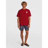 O'neill Majica 'O'riginals Surf' rdeča / bela | Shoptok.si